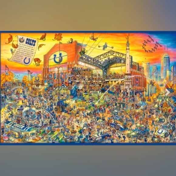 NFL Indianapolis Colts Joe Journeyman 500 Piece Puzzle - Picture 1 of 6